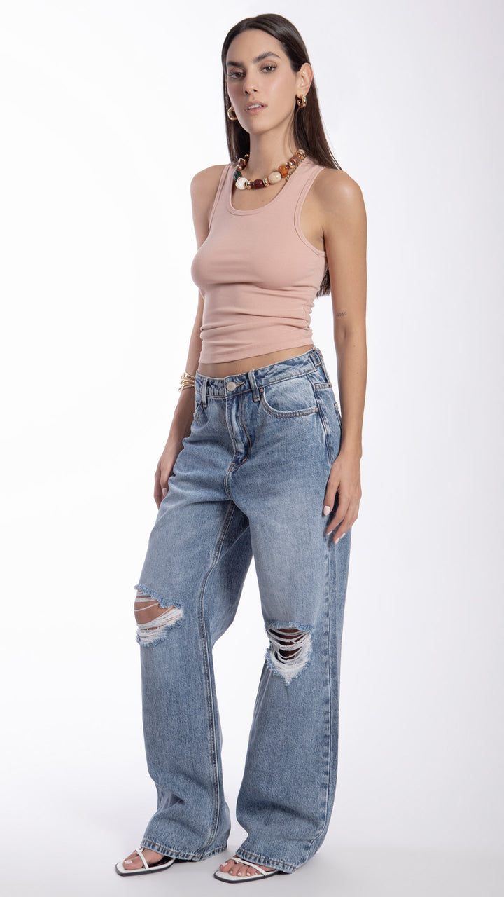 Pantalón Wide Leg Mujer Balam BL7541