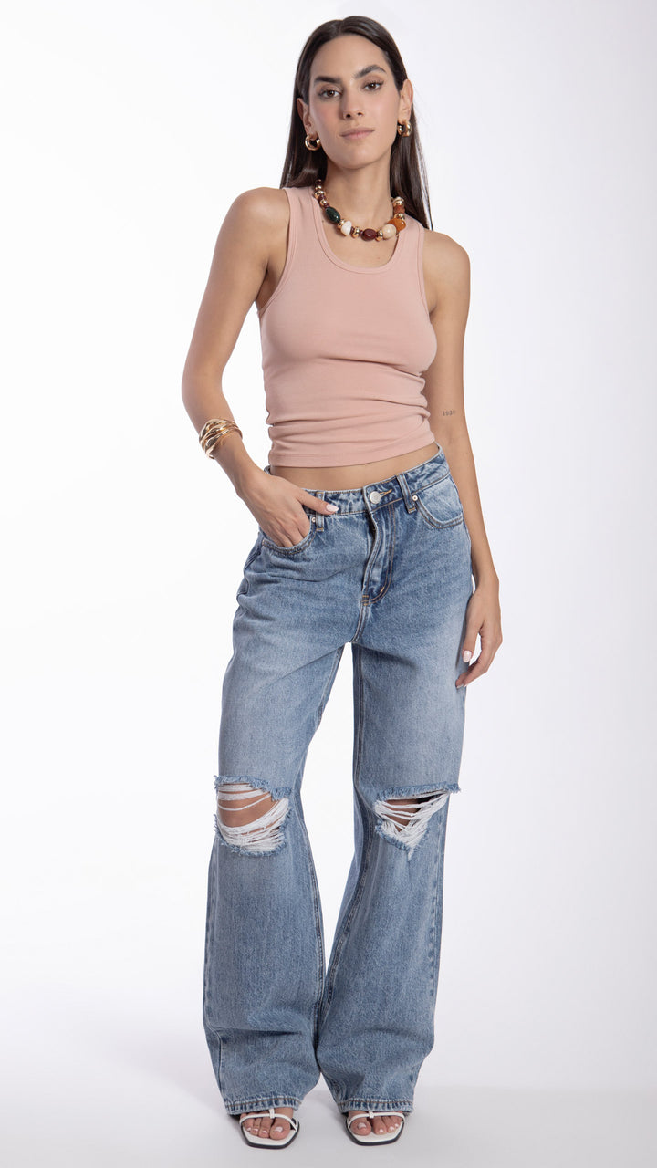 Pantalón Wide Leg Mujer Balam BL7541