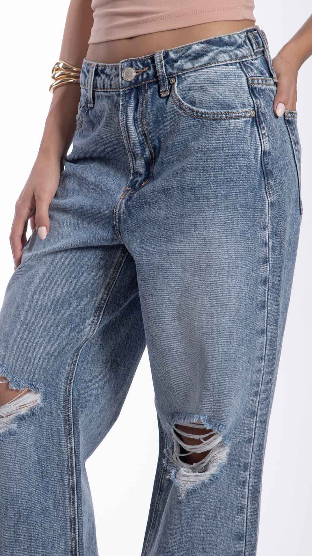 Pantalón Wide Leg Mujer Balam BL7541