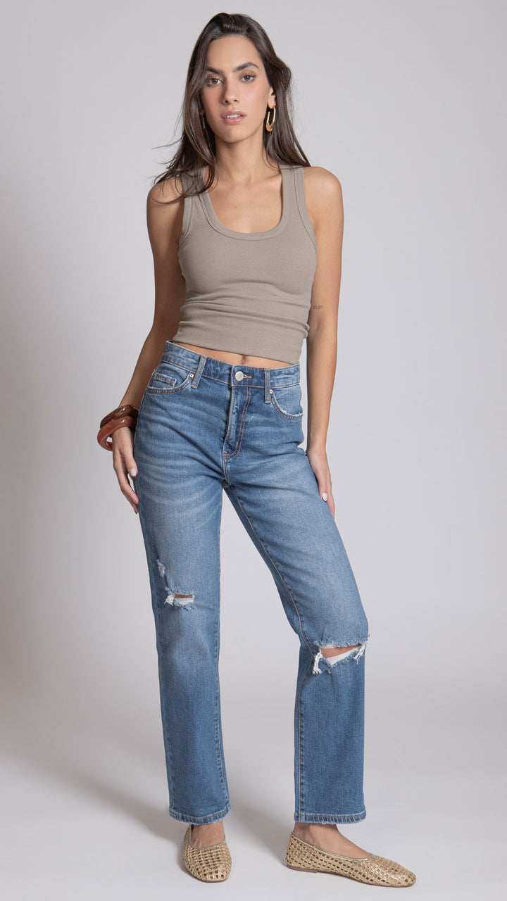 Pantalón Straight Mujer Balam BL7545