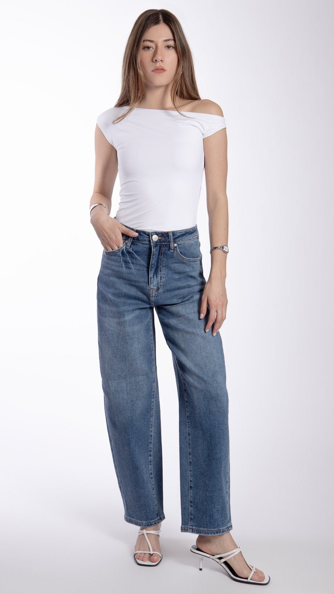 Pantalón Barrel Mujer Balam BL7552