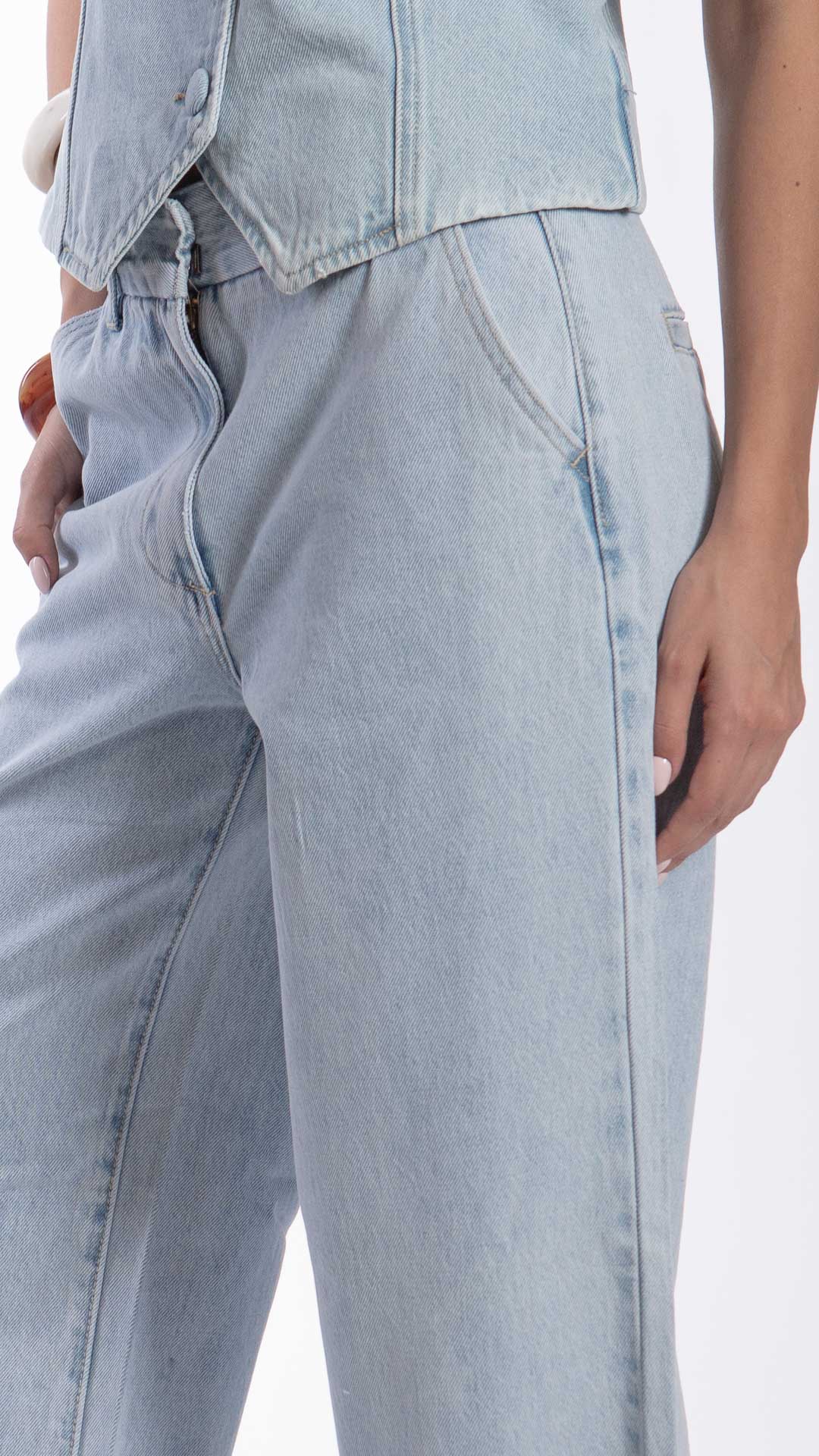 Pantalón Vintage Loose Mujer Balam BL7559