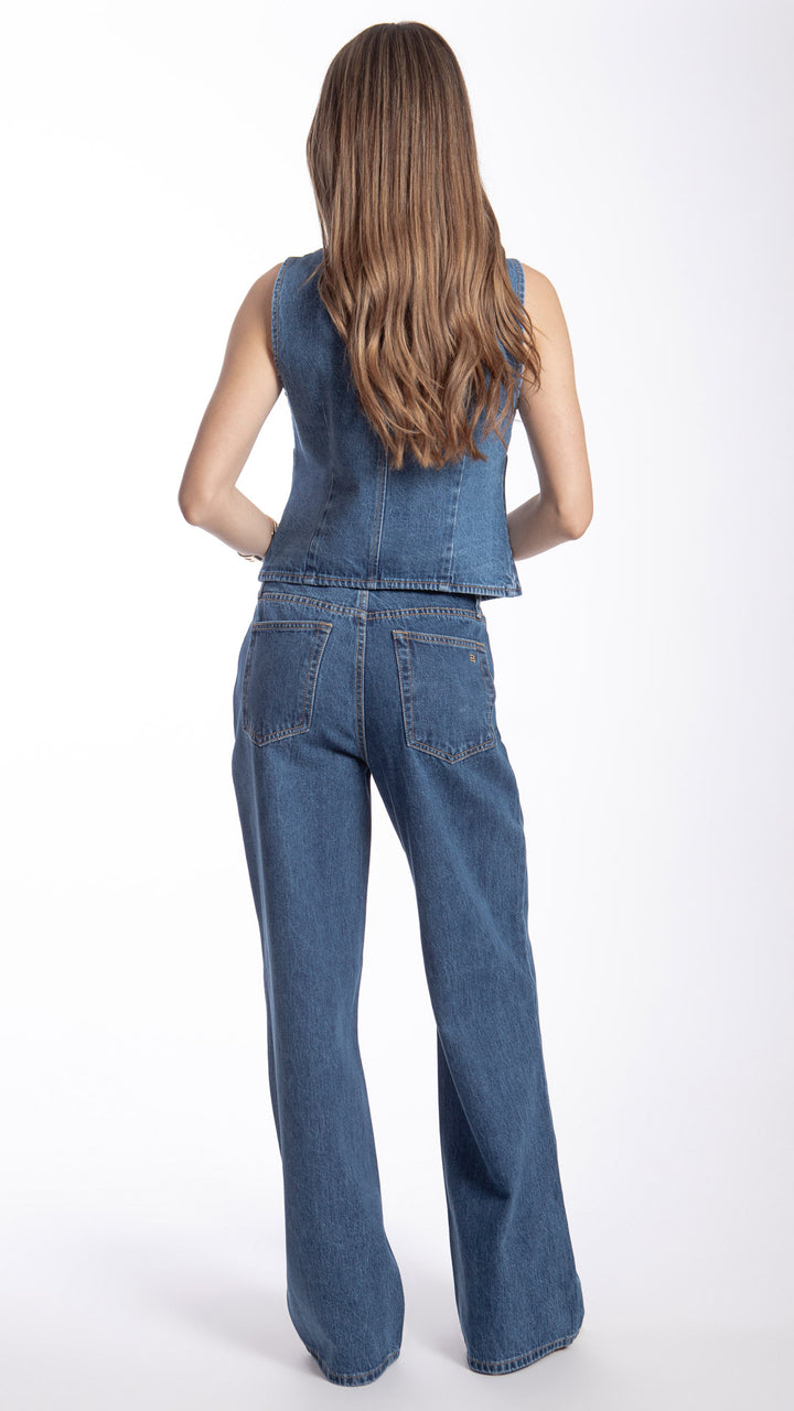 Pantalón Wide Leg Mujer Balam BL7560
