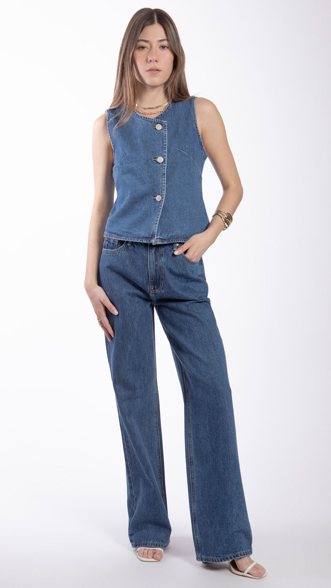 Pantalón Wide Leg Mujer Balam BL7560