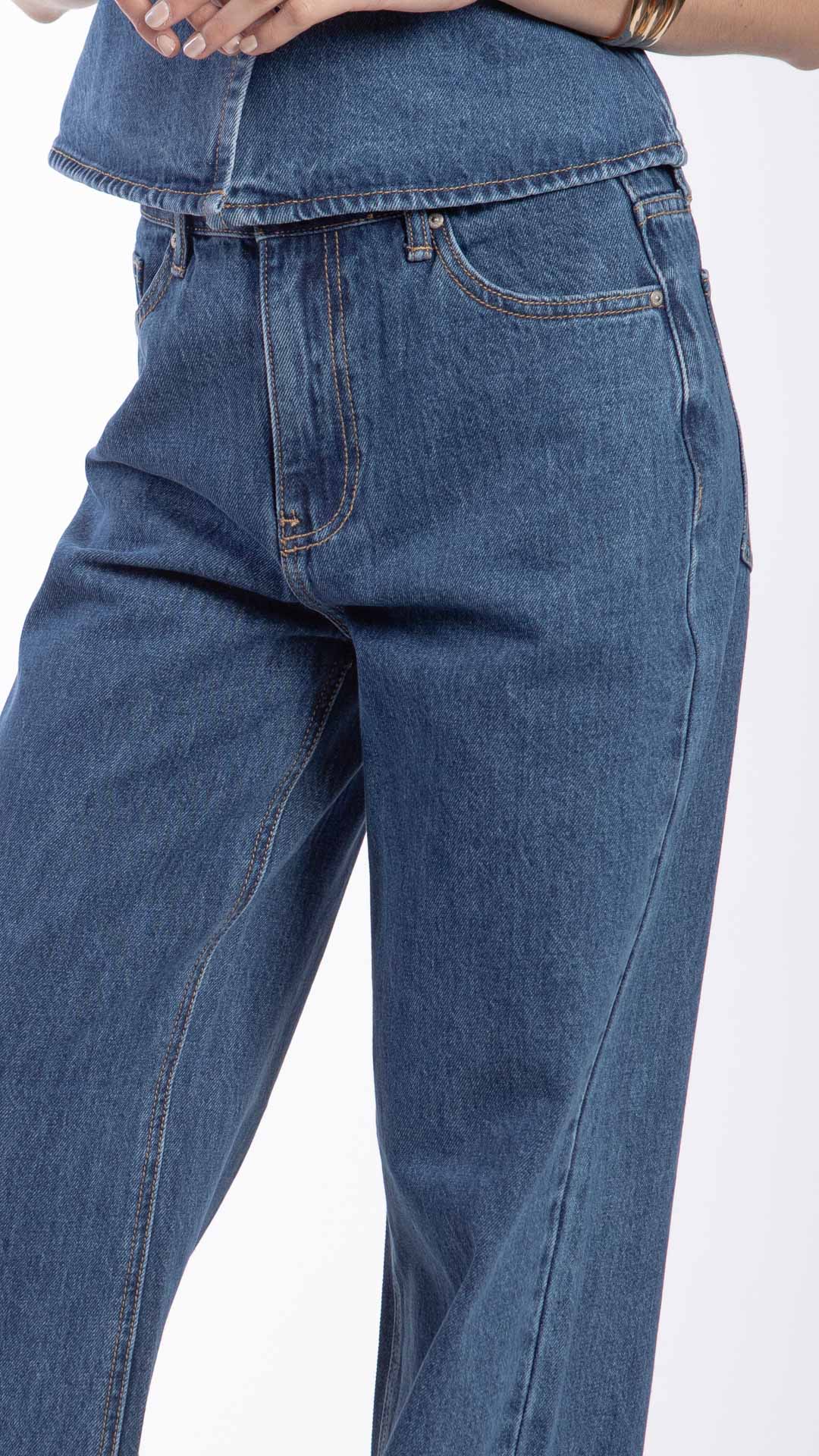 Pantalón Wide Leg Mujer Balam BL7560