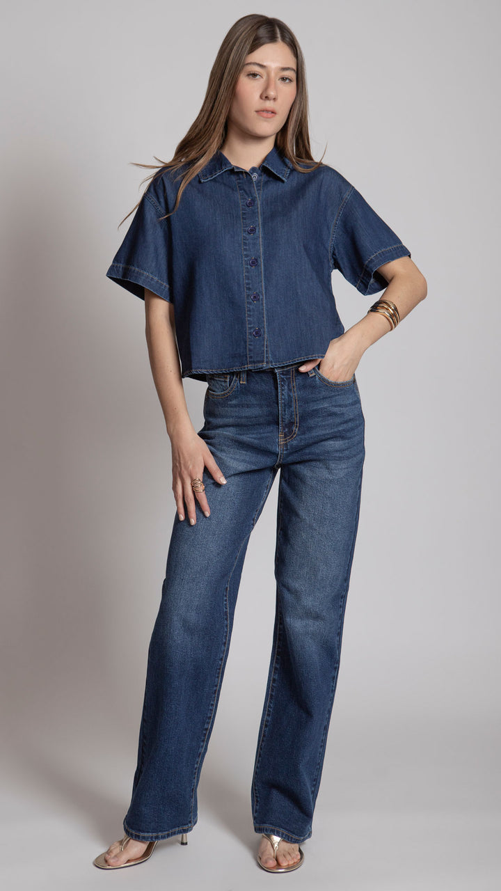 Pantalón Wide Leg Mujer Balam BL7570