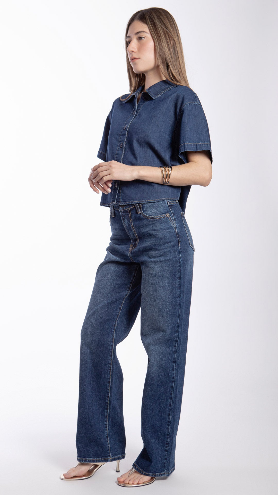 Pantalón Wide Leg Mujer Balam BL7570