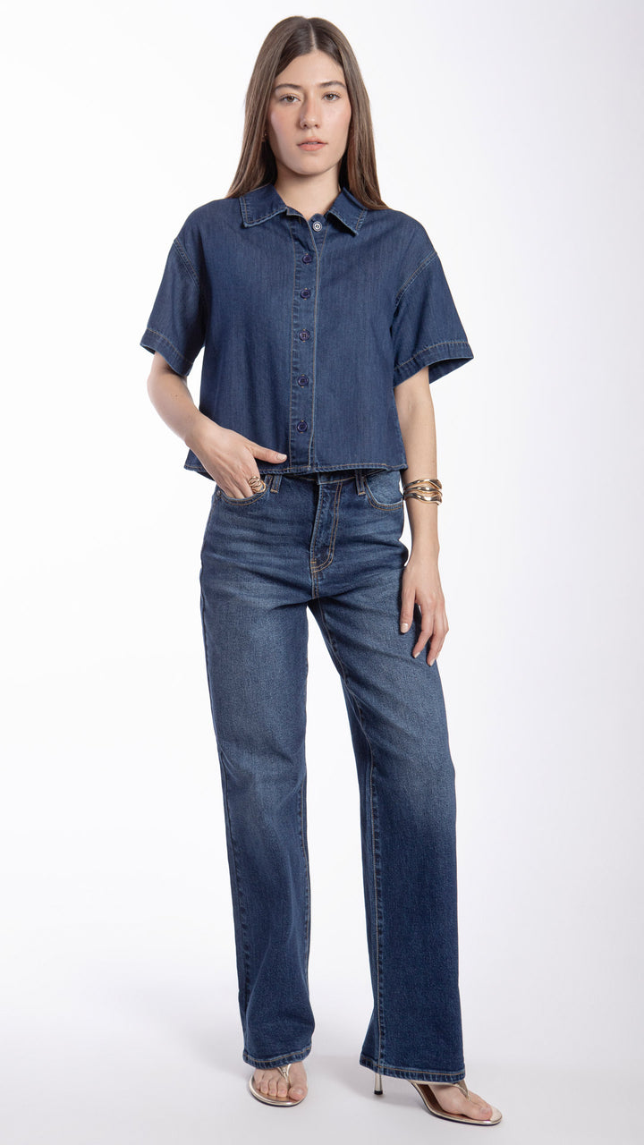 Pantalón Wide Leg Mujer Balam BL7570