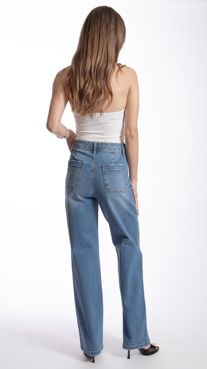 Pantalón Wide Leg Mujer Balam BL7571