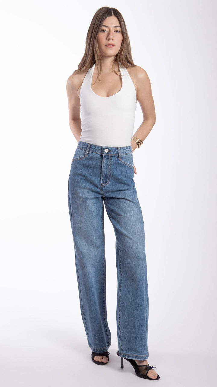 Pantalón Wide Leg Mujer Balam BL7571