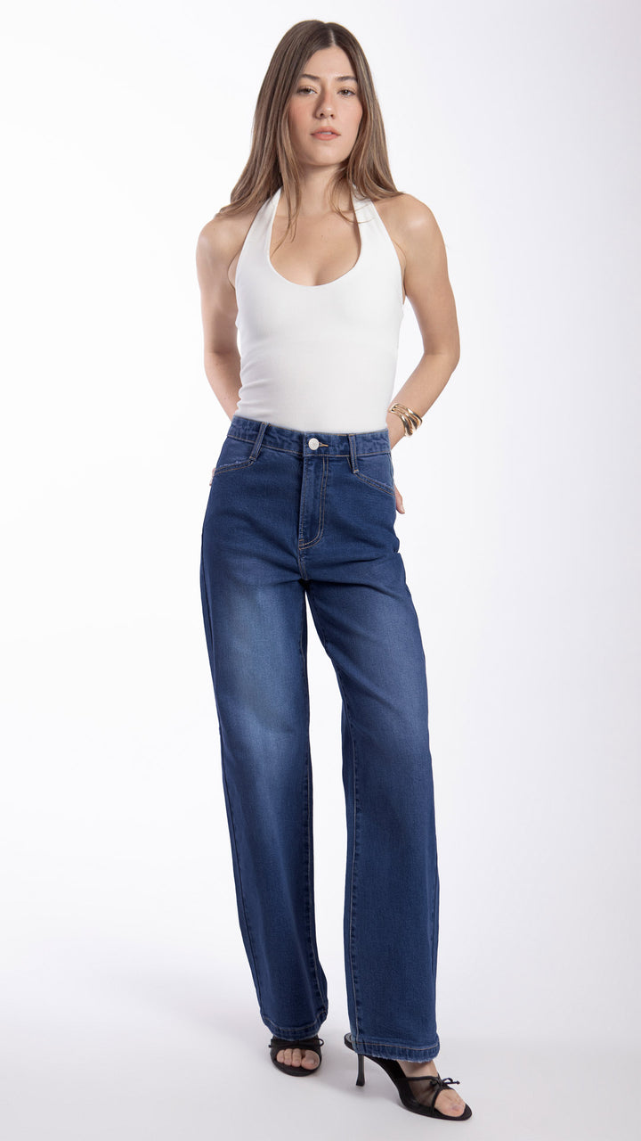 Pantalón Wide Leg Mujer Balam BL7571
