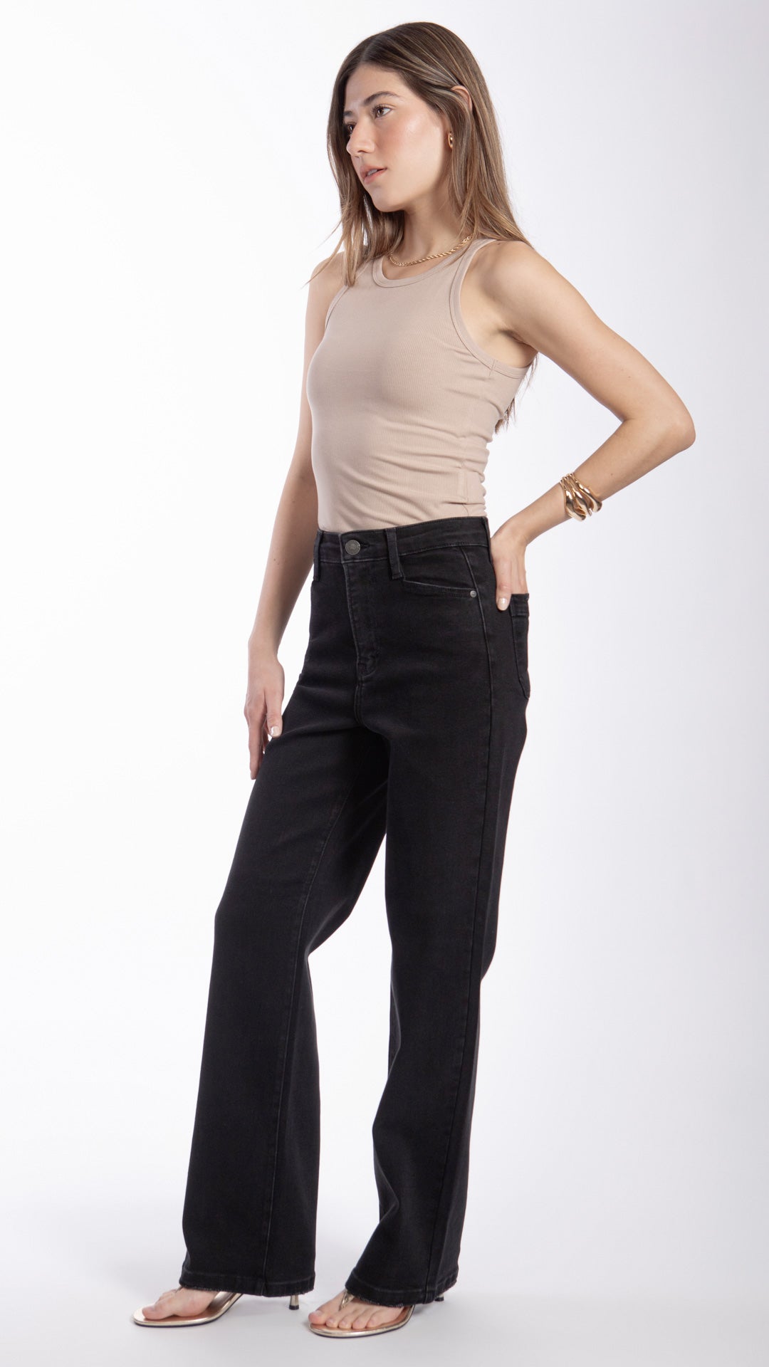 Pantalón Wide Leg Mujer Balam BL7572