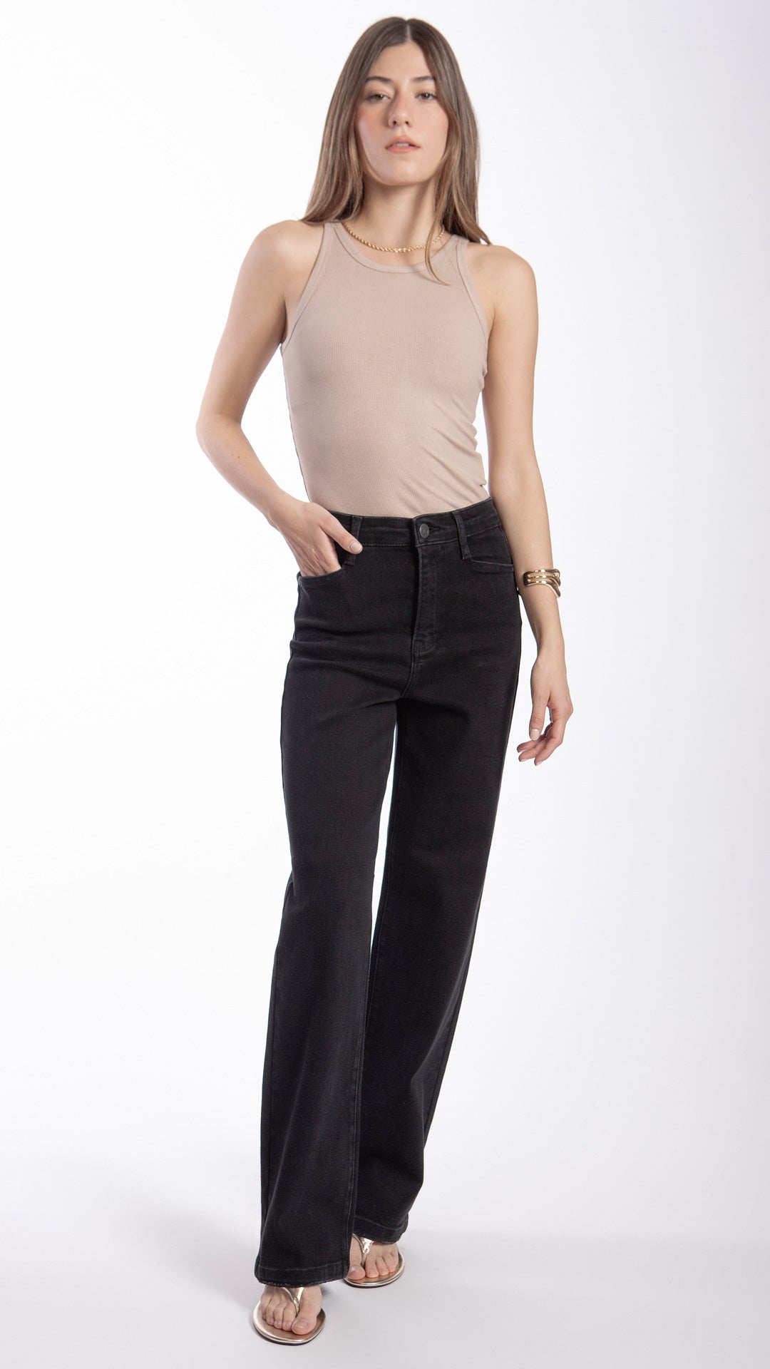 Pantalón Wide Leg Mujer Balam BL7572