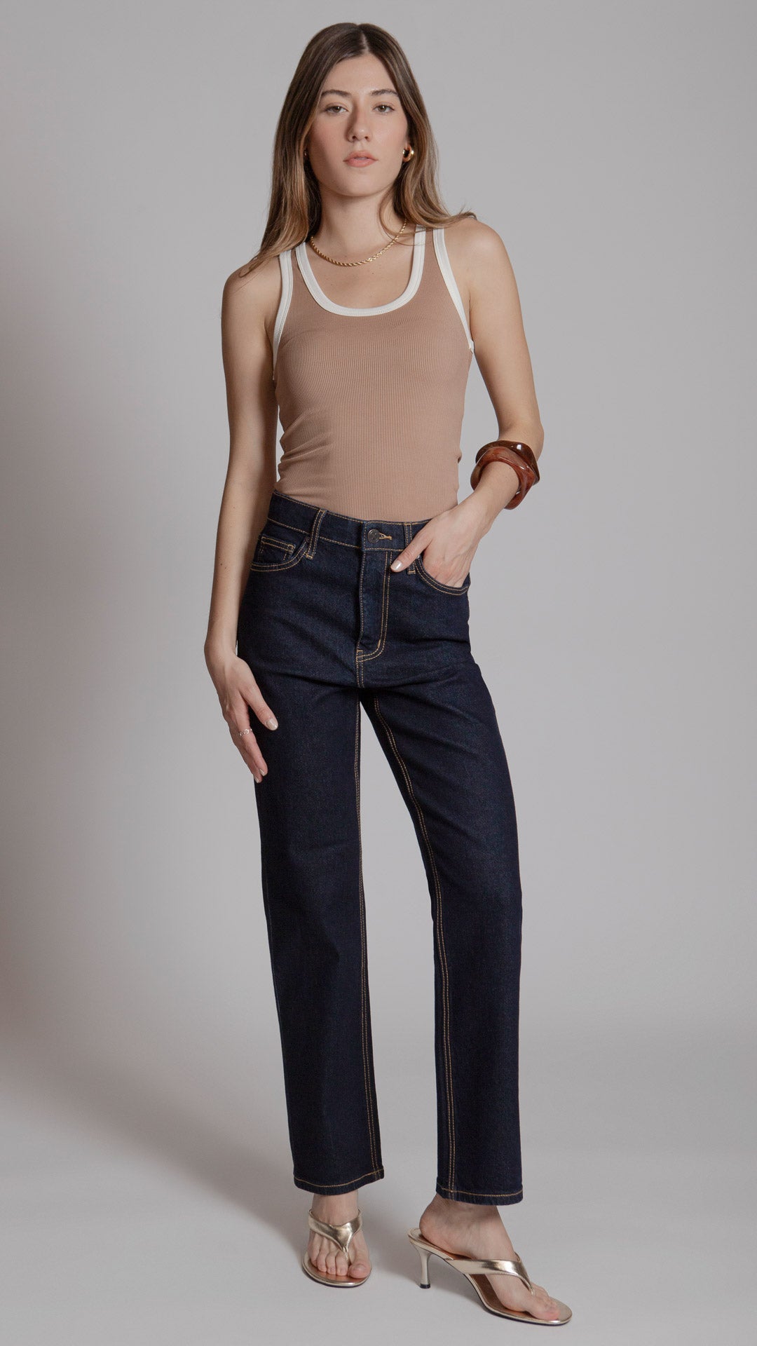 Pantalón Straight Mujer Balam BL7572