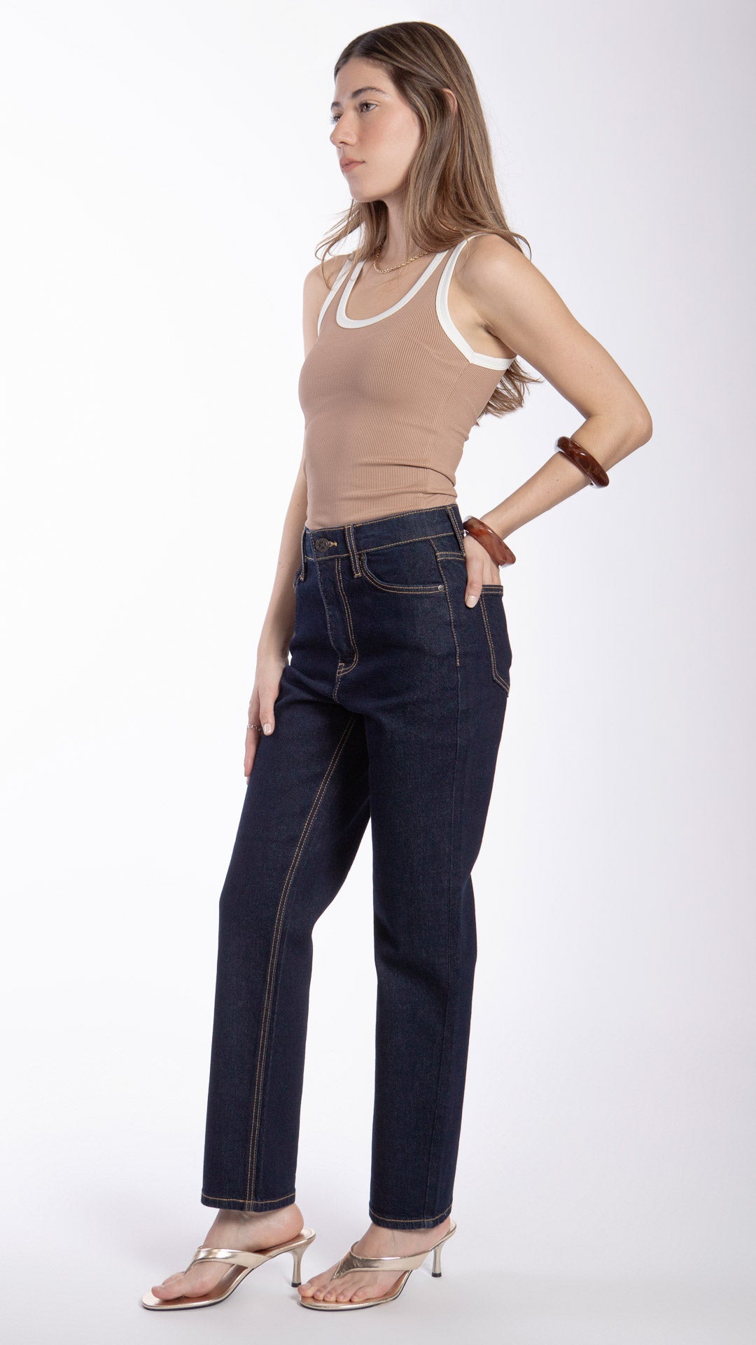 Pantalón Straight Mujer Balam BL7572