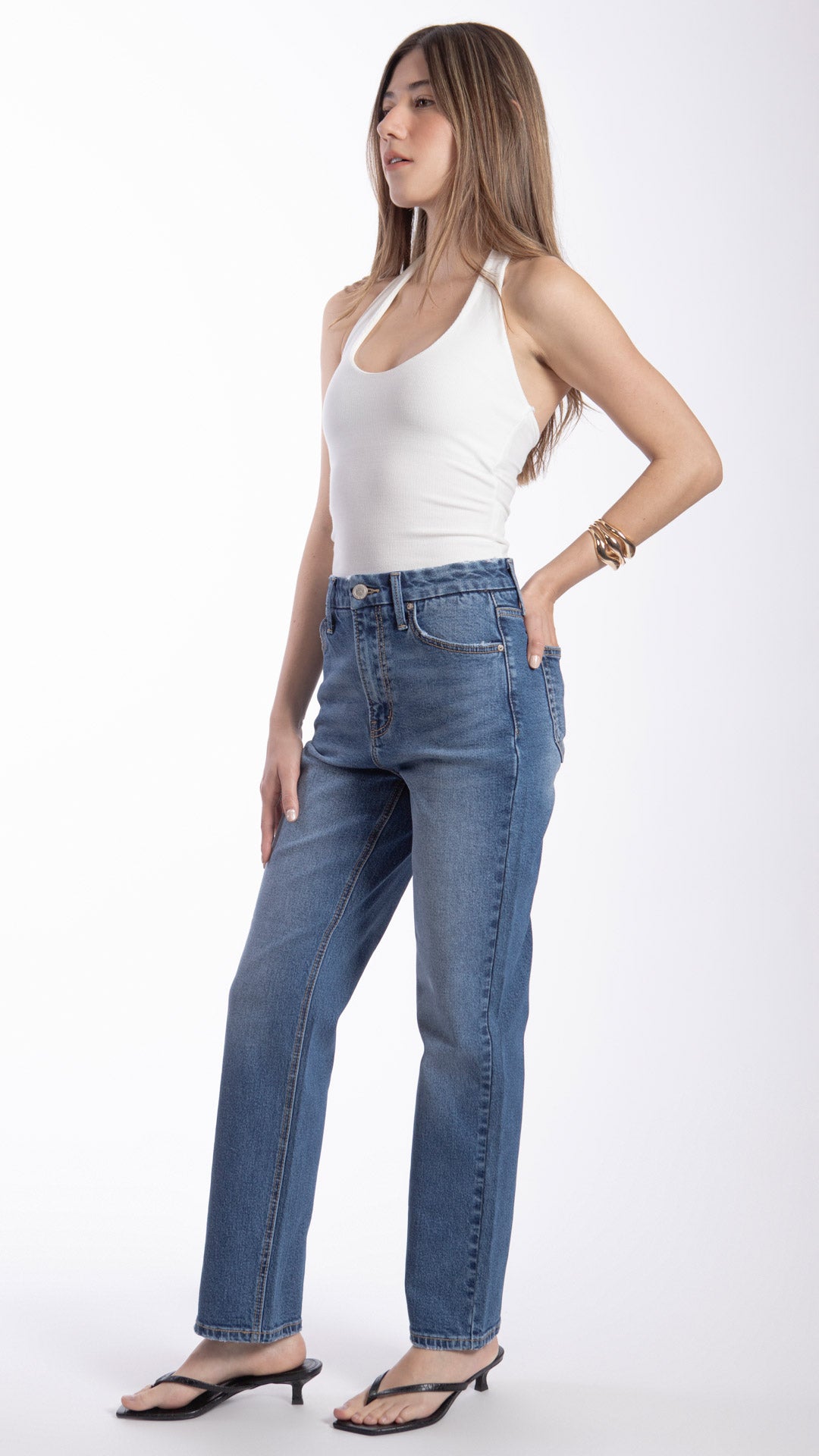 Pantalón Straight Mujer Balam BL7573