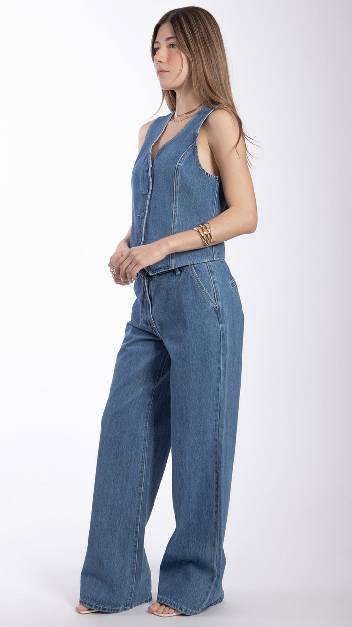 Pantalón Vintage Loose Mujer Balam BL7579
