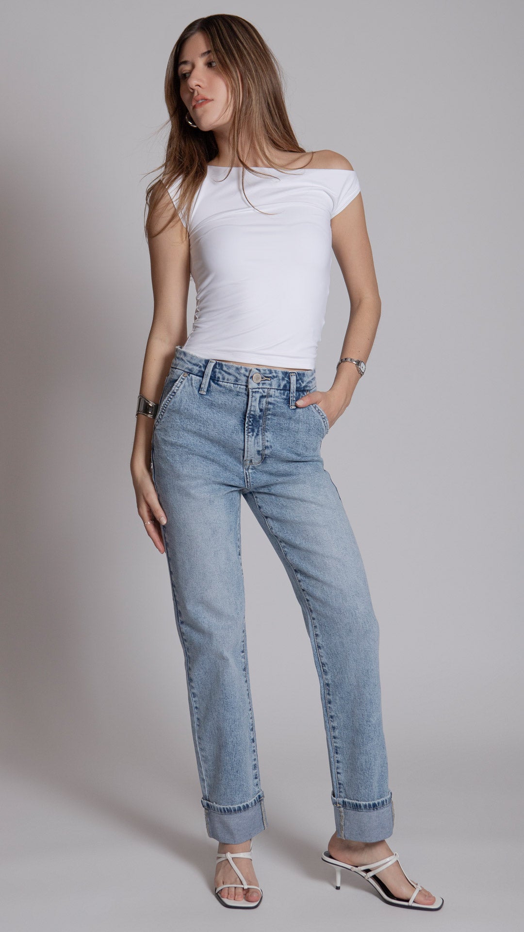 Pantalón Straight Mujer Balam BL7586