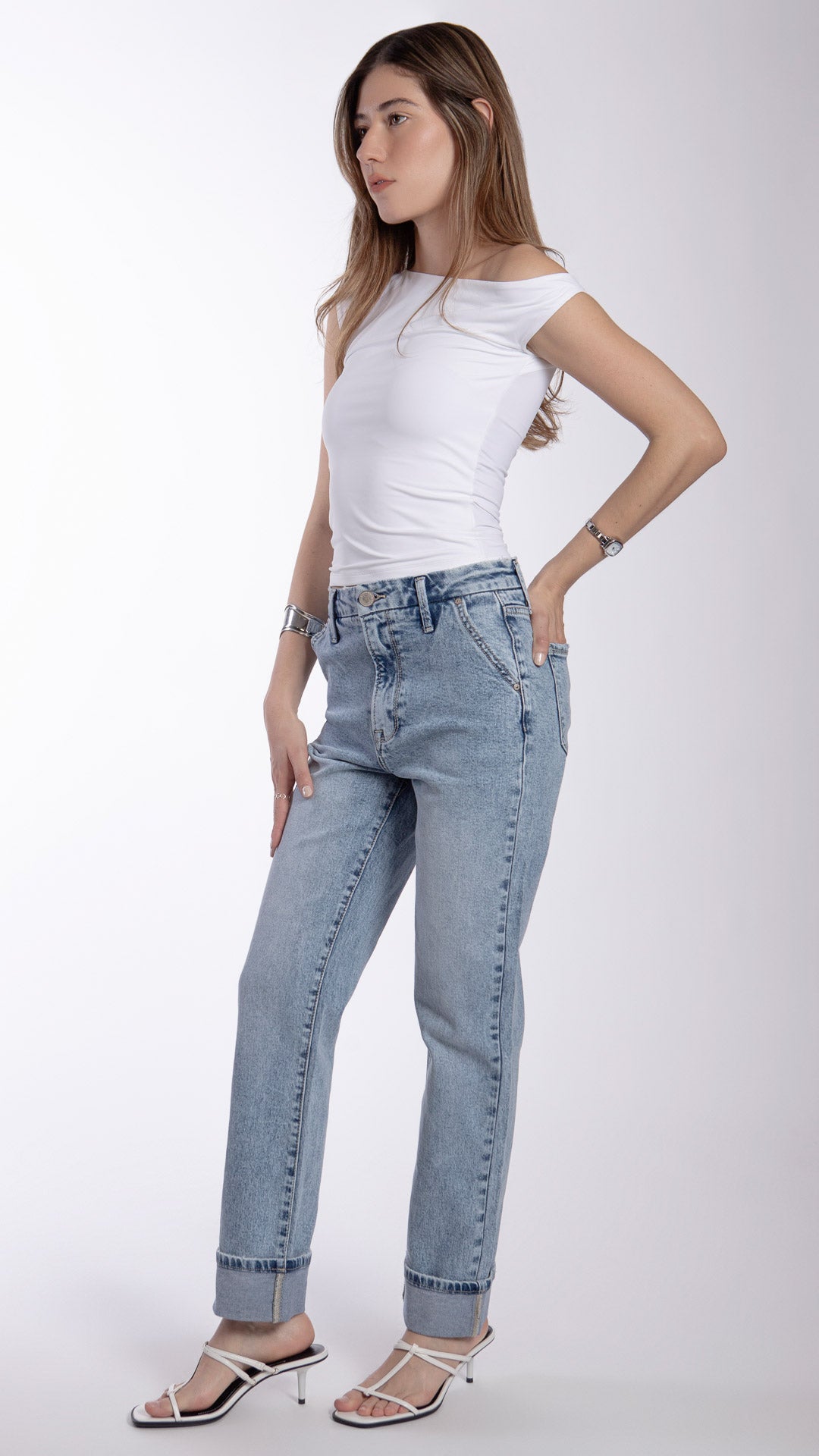 Pantalón Straight Mujer Balam BL7586