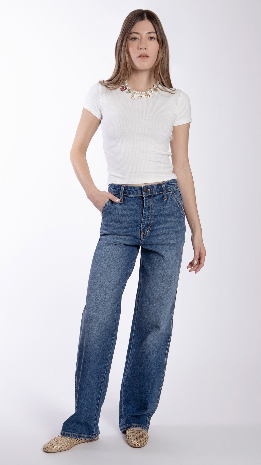 Pantalón Wide Leg Mujer Balam BL7587