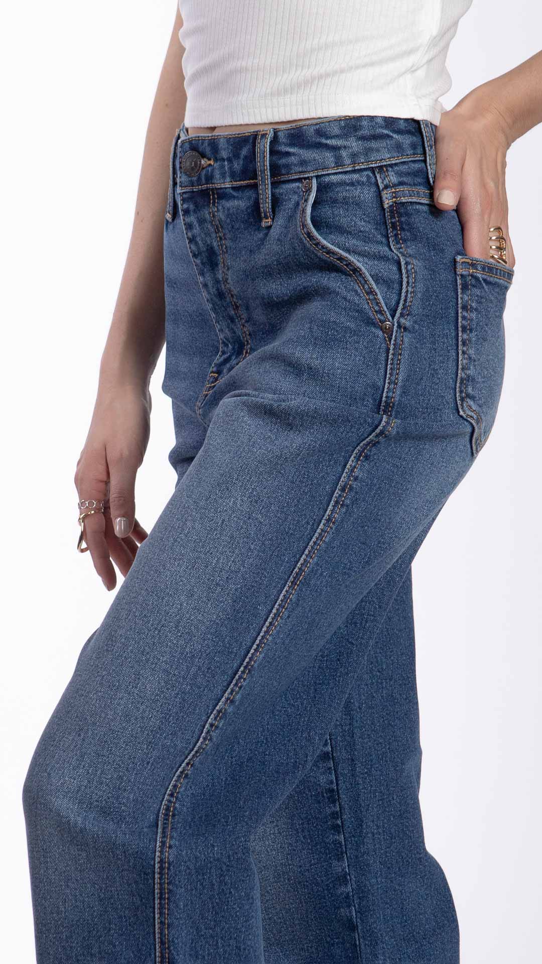 Pantalón Wide Leg Mujer Balam BL7587
