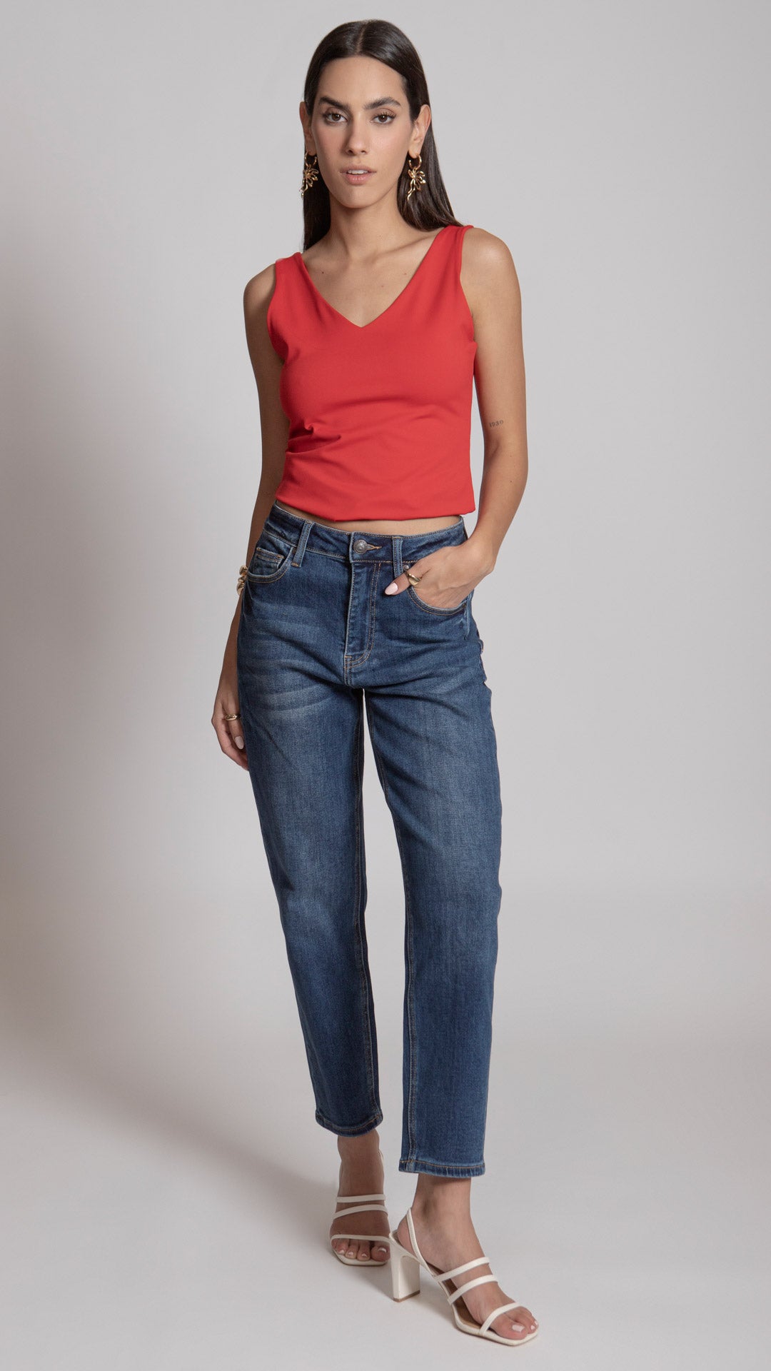 Pantalón Straight Mujer Balam BL7589