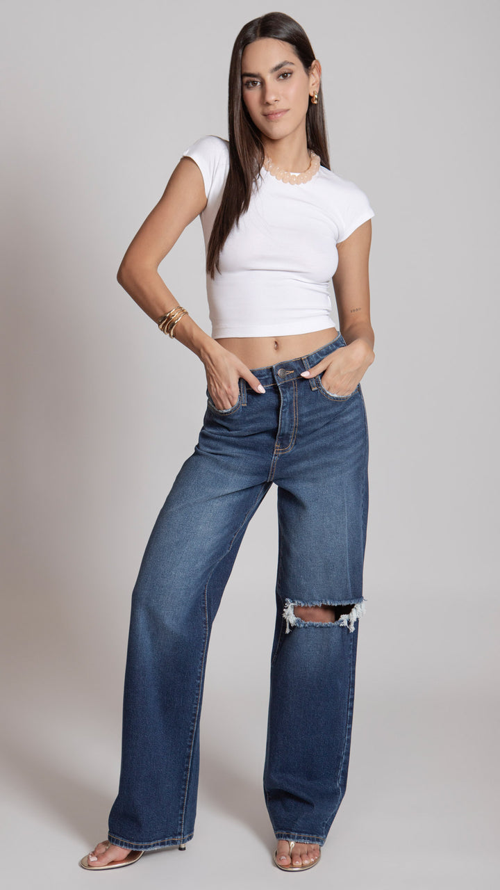 Pantalón Wide Leg Mujer Balam BL7592