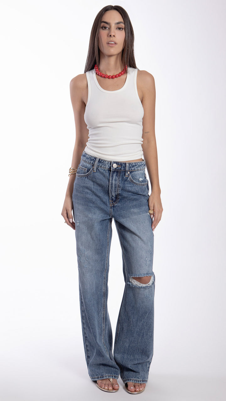 Pantalón Wide Leg Mujer Balam BL7599