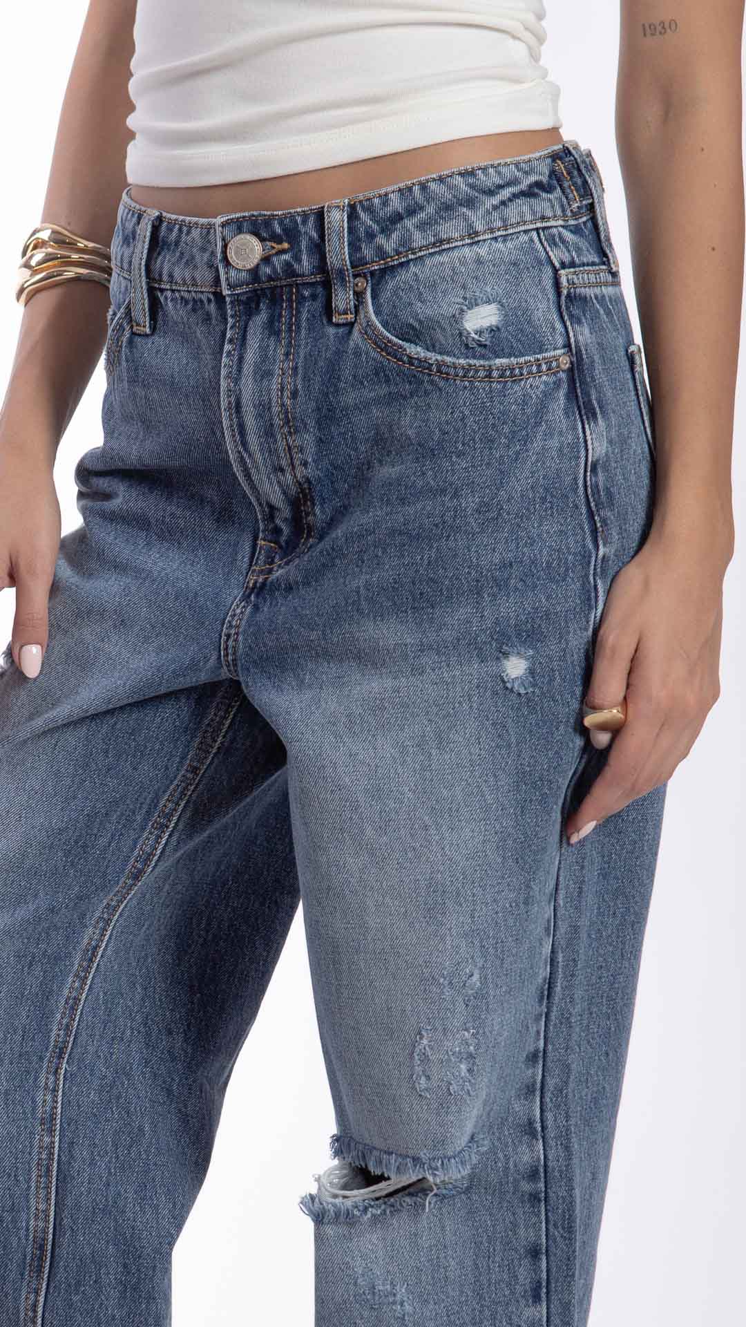 Pantalón Wide Leg Mujer Balam BL7599