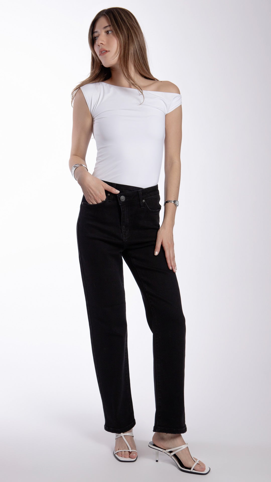 Pantalón Asimétrico Straight Mujer Balam BL7600