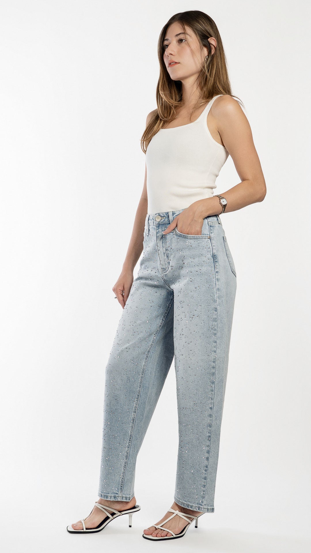 Pantalón Barrel Mujer Balam BL7611
