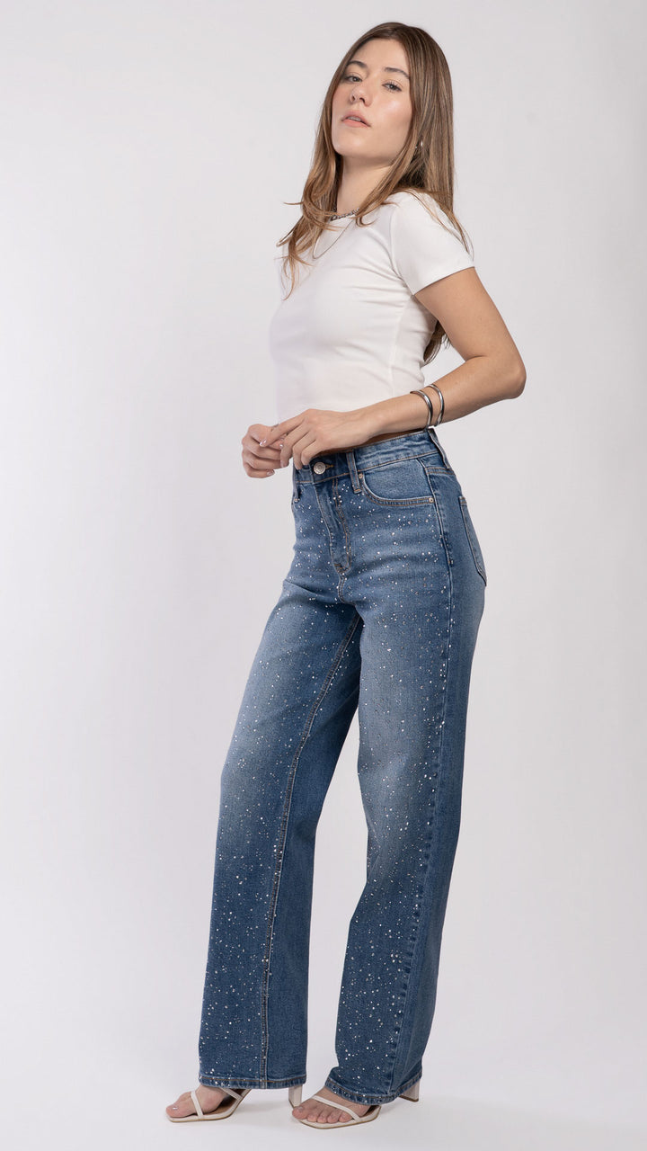 Pantalón Wide Leg Mujer Balam BL7612