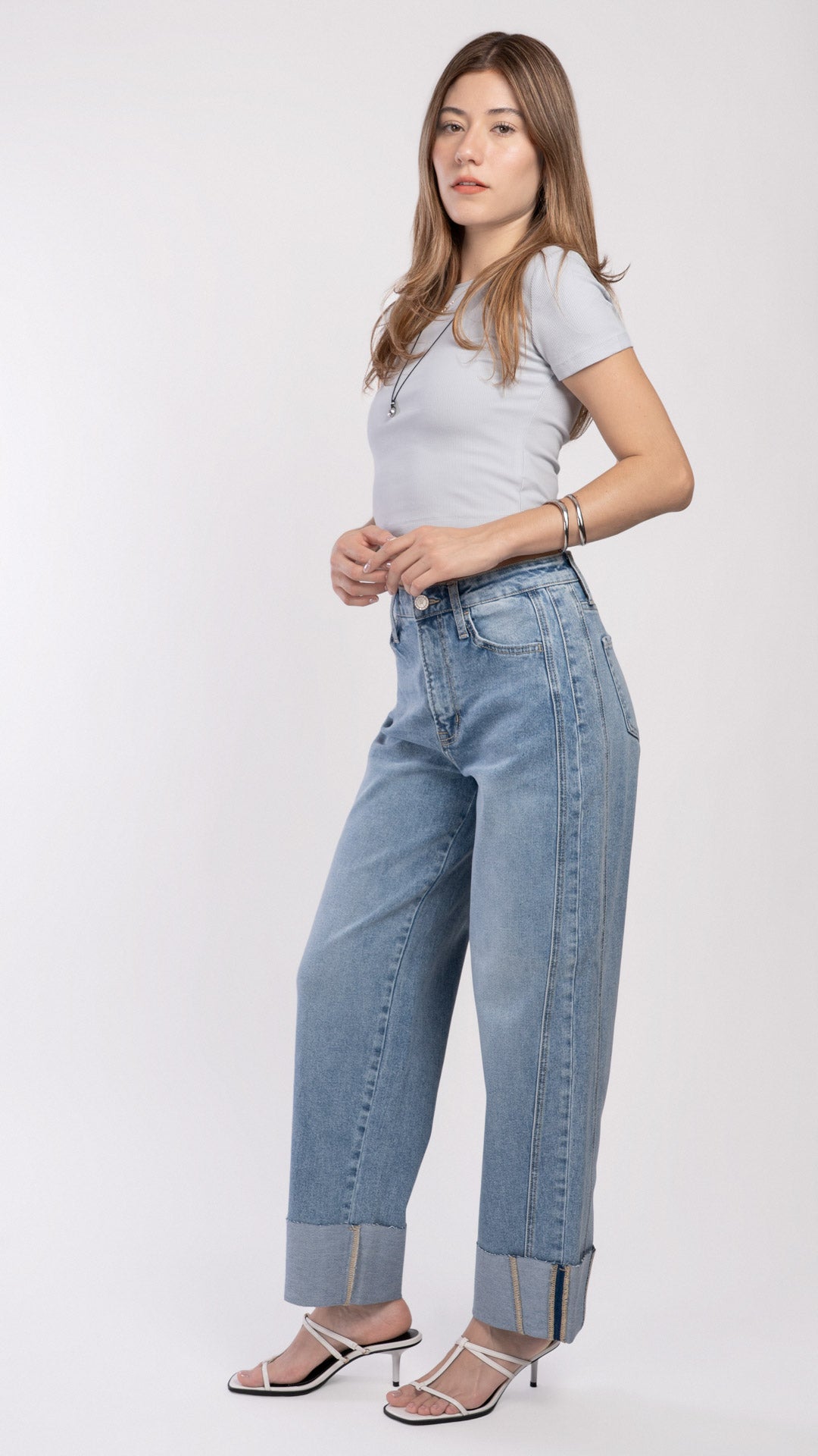 Pantalón Barrel Mujer Balam BL7616
