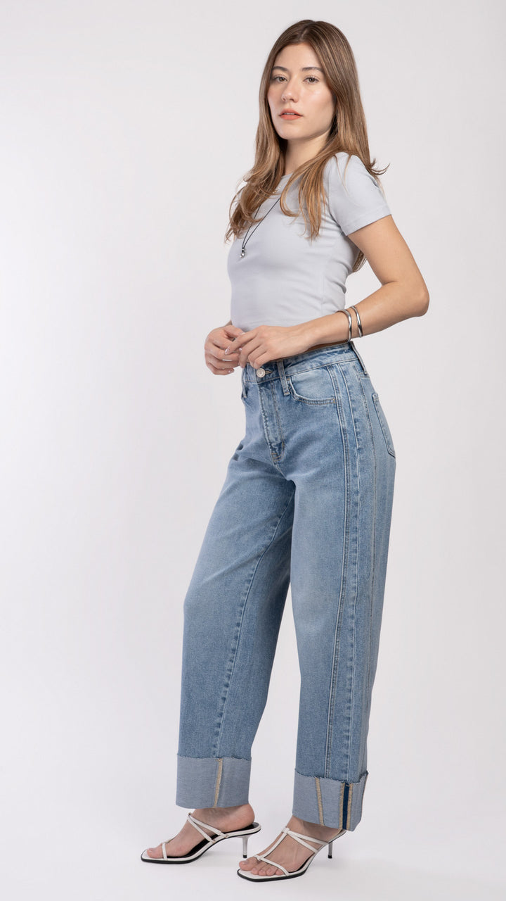 Pantalón Barrel Mujer Balam BL7616