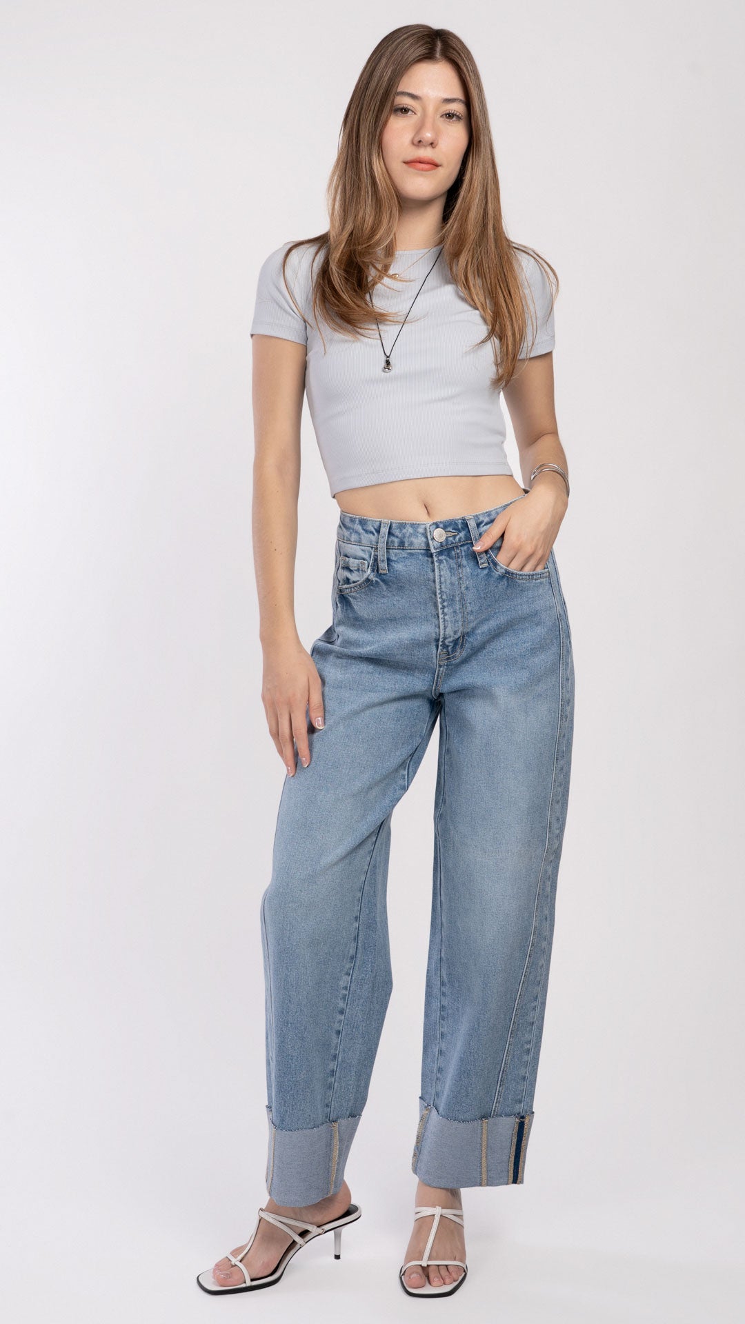 Pantalón Barrel Mujer Balam BL7616