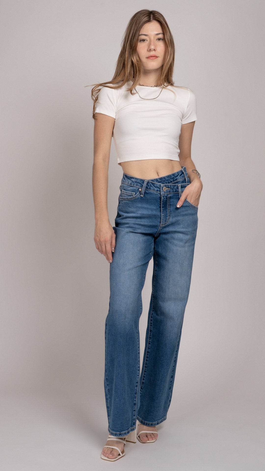 Pantalón Wide Leg Mujer Balam BL7618