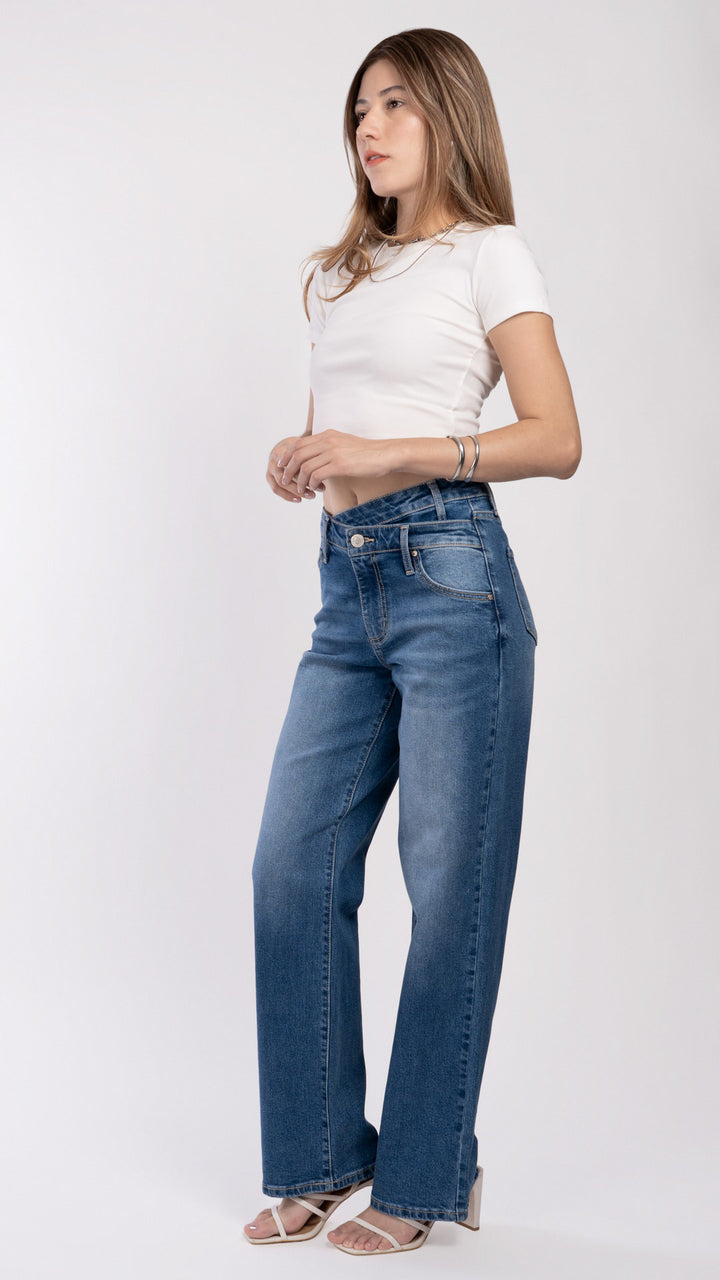 Pantalón Wide Leg Mujer Balam BL7618