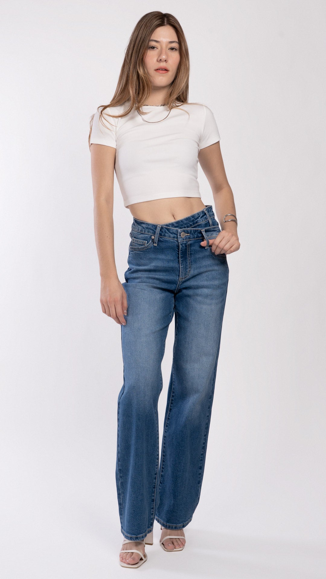 Pantalón Wide Leg Mujer Balam BL7618