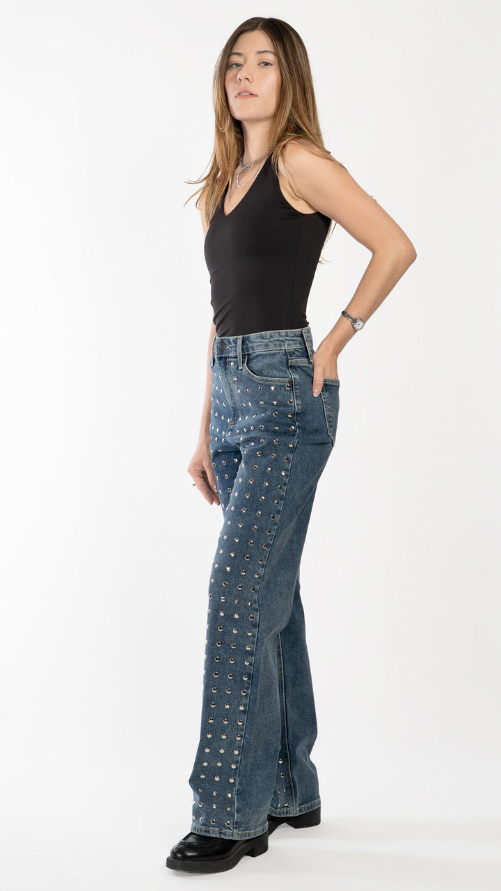 Pantalón Wide Leg Mujer Balam BL7621