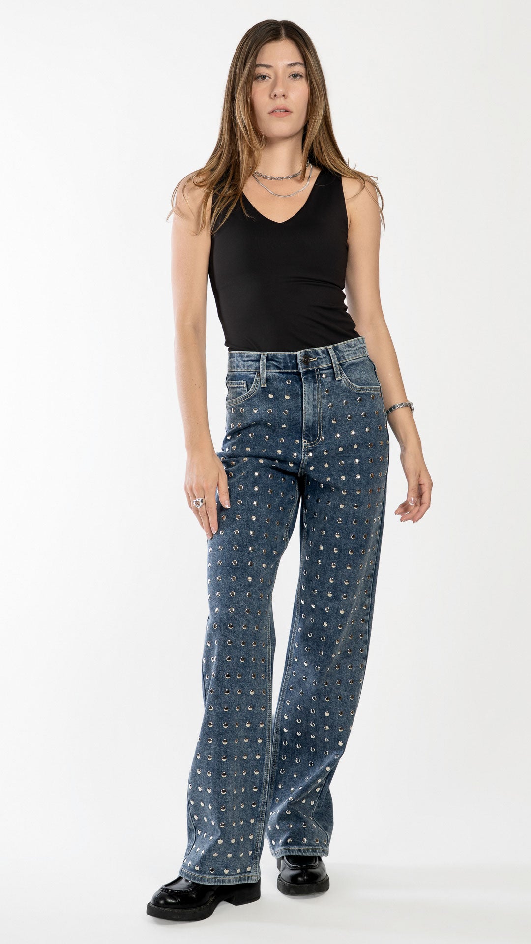 Pantalón Wide Leg Mujer Balam BL7621