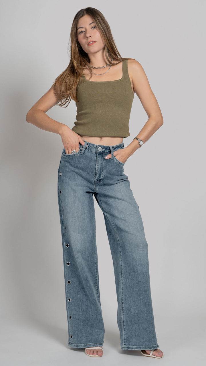 Pantalón Vintage Loose Mujer Balam BL7623
