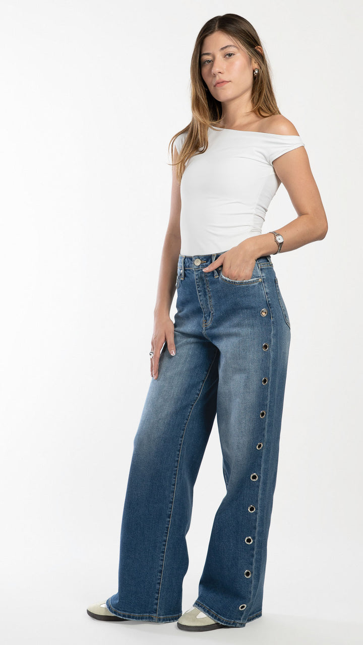Pantalón Vintage Loose Mujer Balam BL7623