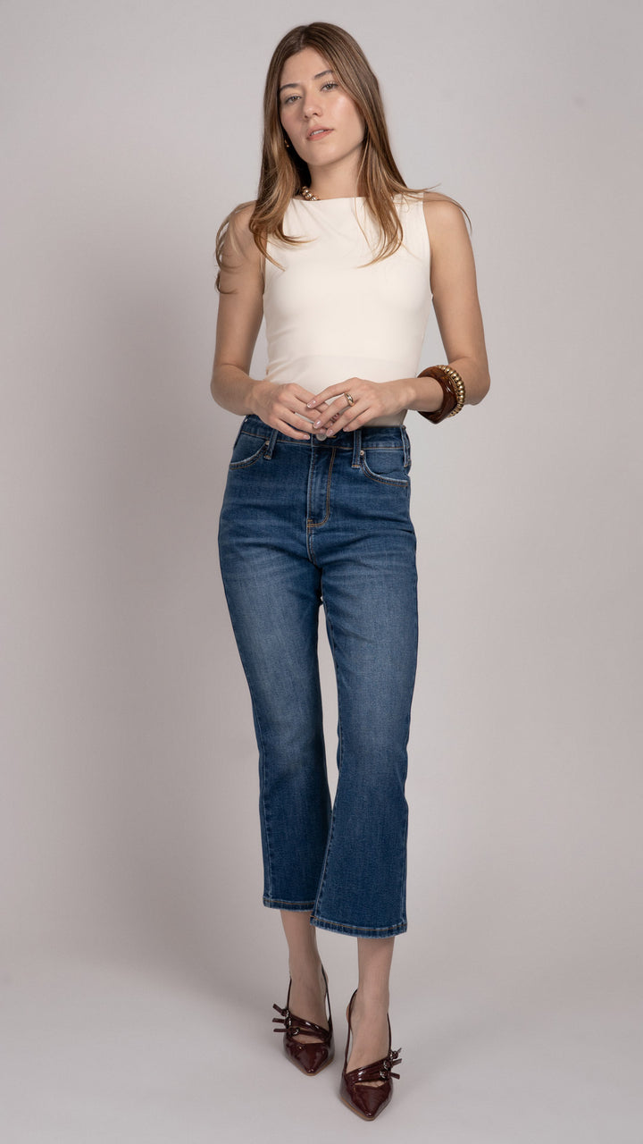 Pantalón Cropped Flare Mujer Balam BL7630