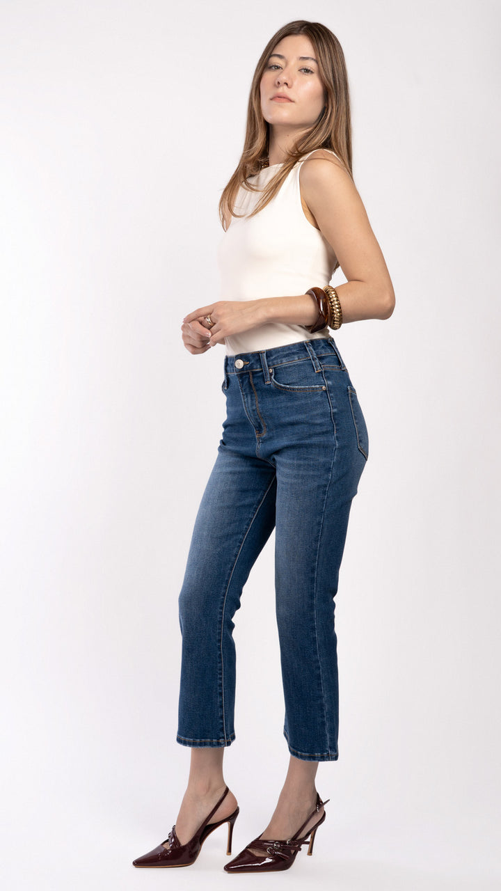 Pantalón Cropped Flare Mujer Balam BL7630
