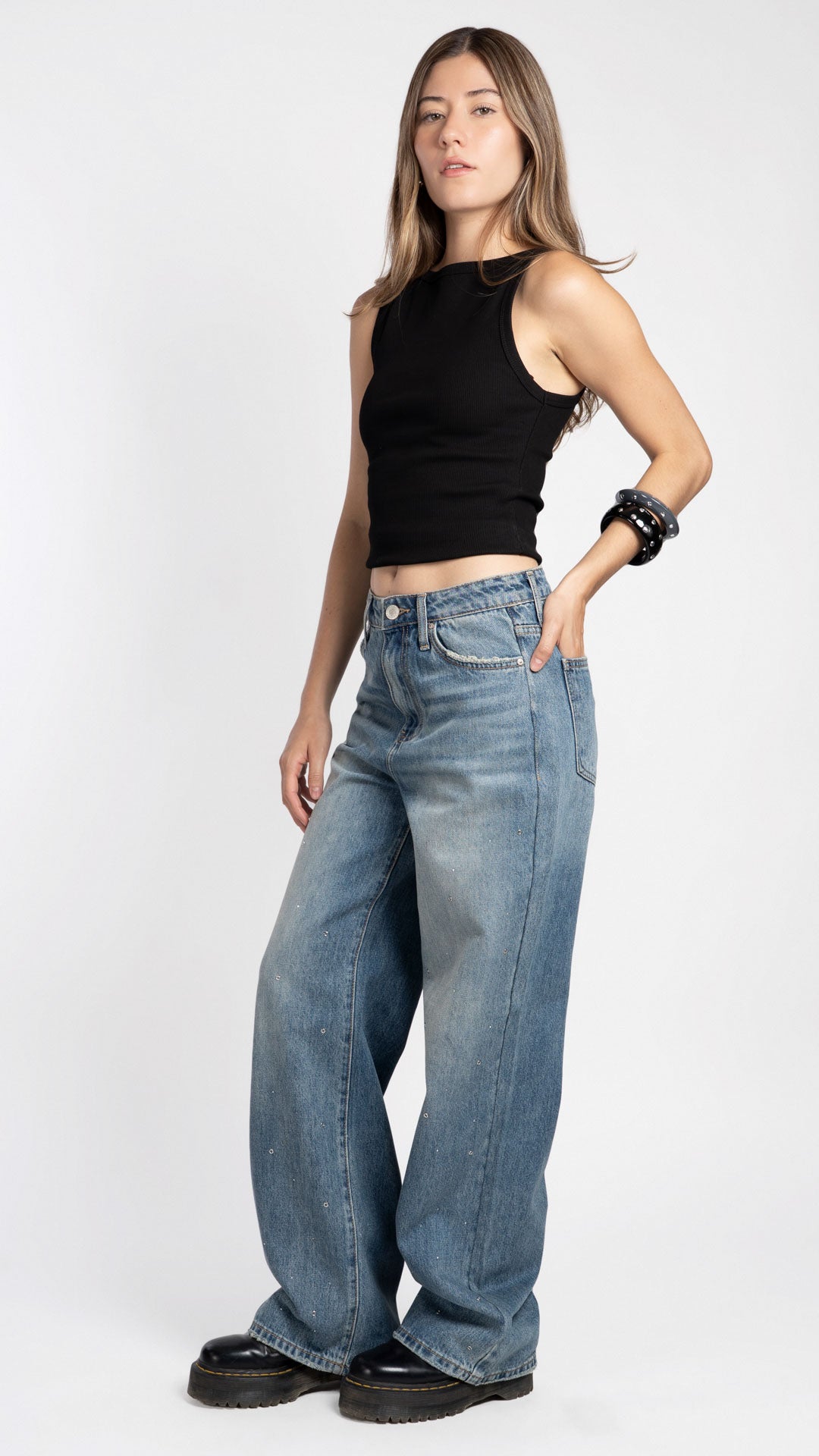 Pantalón Wide Leg Mujer Balam BL7678