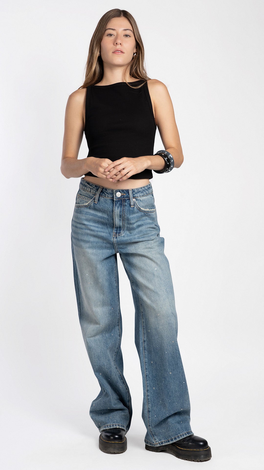 Pantalón Wide Leg Mujer Balam BL7678