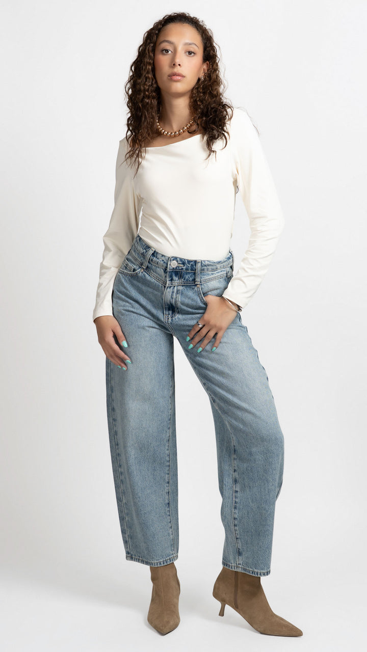 Pantalón Barrel Mujer Balam BL7709