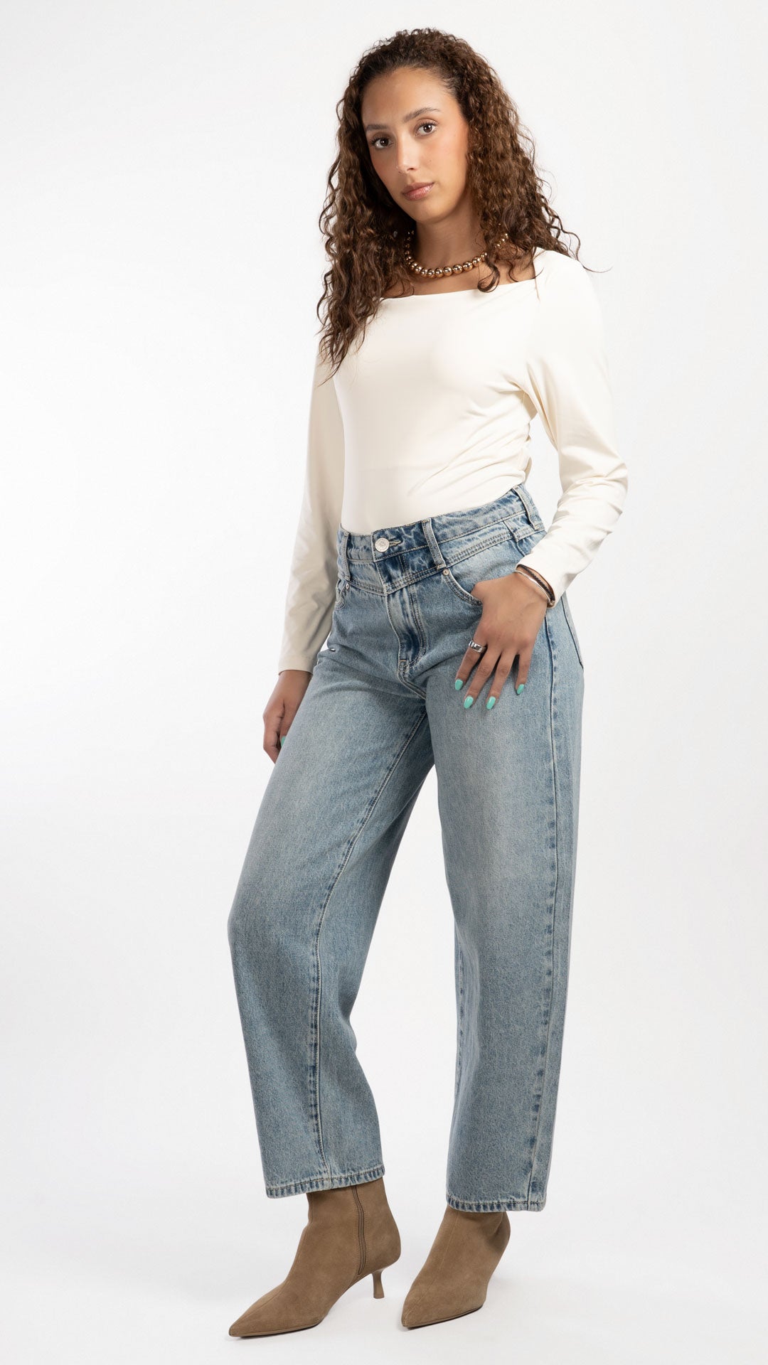 Pantalón Barrel Mujer Balam BL7709