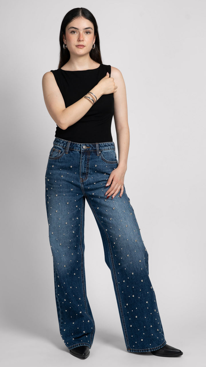 Pantalón Wide Leg Mujer Balam BL7712