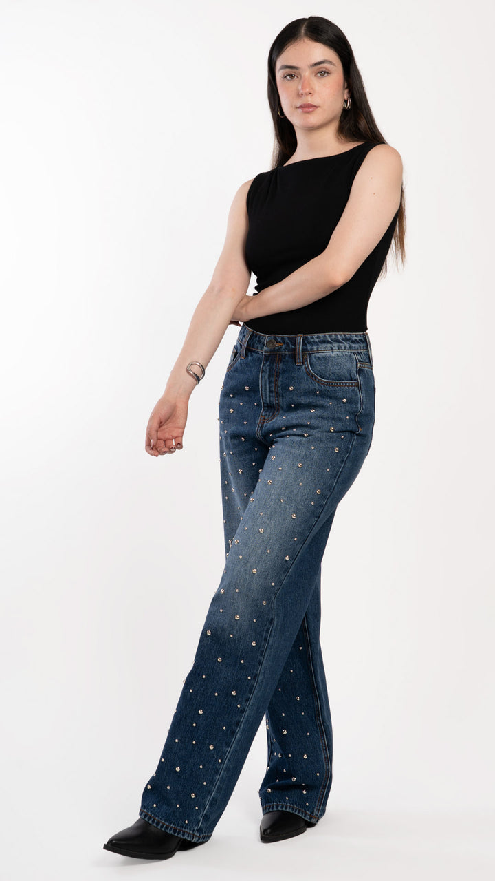 Pantalón Wide Leg Mujer Balam BL7712